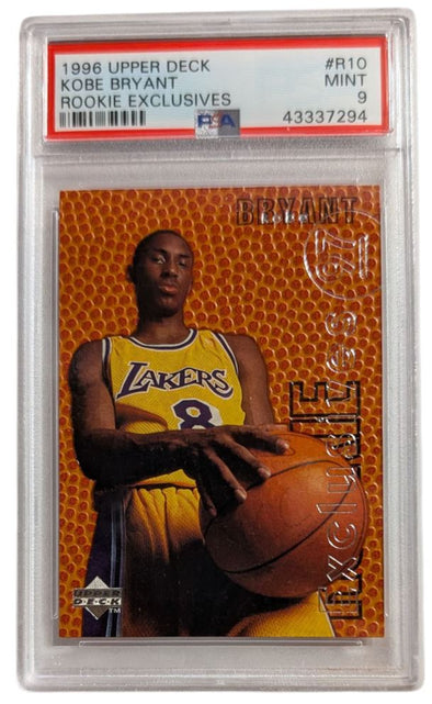 1996 Upper Deck Rookie Exclusives-Kobe Bryant-#R10 PSA 9