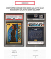 2024 Topps Chrome Star Wars QI'RA #GG13 Galactic Gear Gold Refractor PSA 10