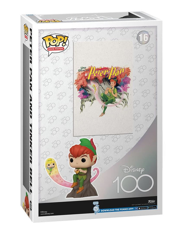 Funko POP! Movies Posters-Disney 100-Peter Pan & Tinker Bell # 16