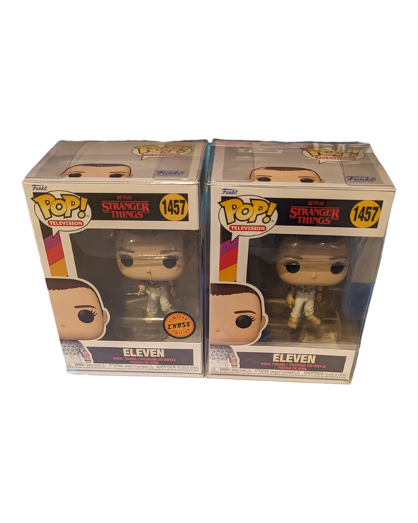 Funko POP! Television-Stranger Things-Eleven # 1457 Common & Chase Bundle