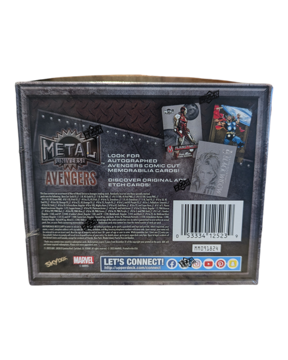 Marvel Metal Universe Avengers Trading Cards Hobby Box (Upper Deck 2024)