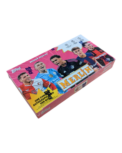 2023-24 Topps Chrome Merlin UEFA Club Competitions Soccer Hobby Box