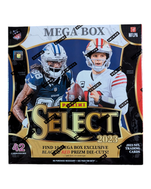 2023 Panini Select Football Mega Box (Black & Red Prizm's)