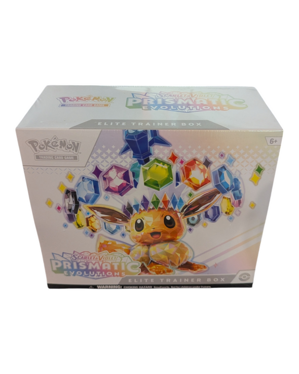 Pokemon Scarlet & Violet Prismatic Evolutions Elite Trainer Box