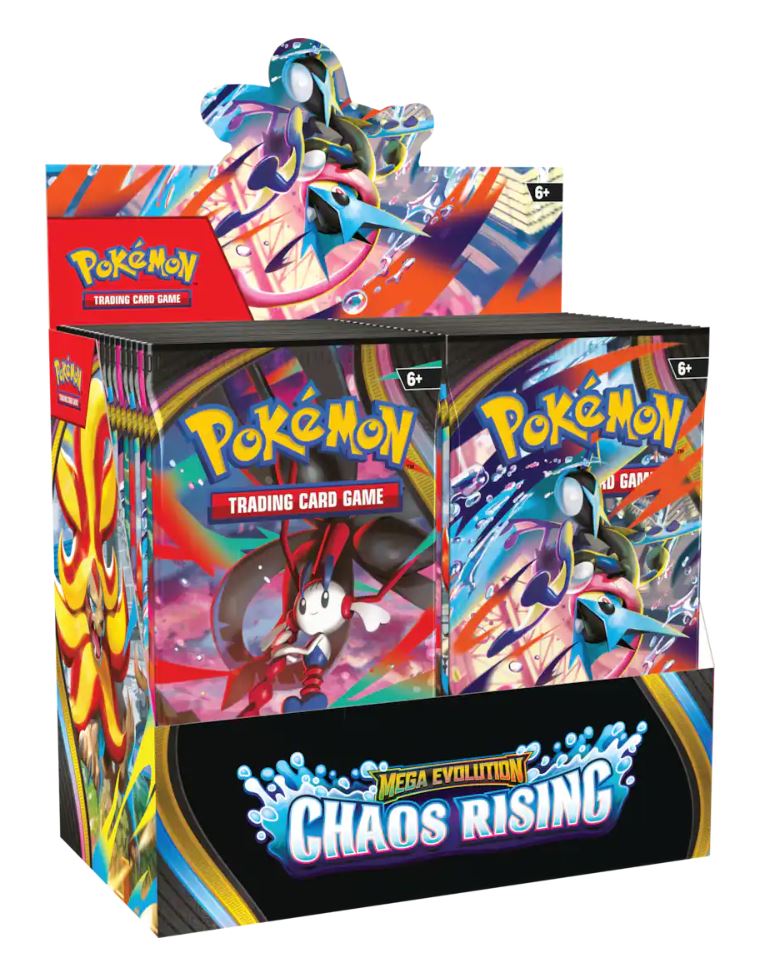 Pokmon TCG: Mega Evolution #4-Chaos Rising Booster Display Box (36 Pa JB's Sports Cards Pokmon TCG: Mega Evolution #4-Chaos Rising Booster Display Box (36 Pa JB's Sports Cards