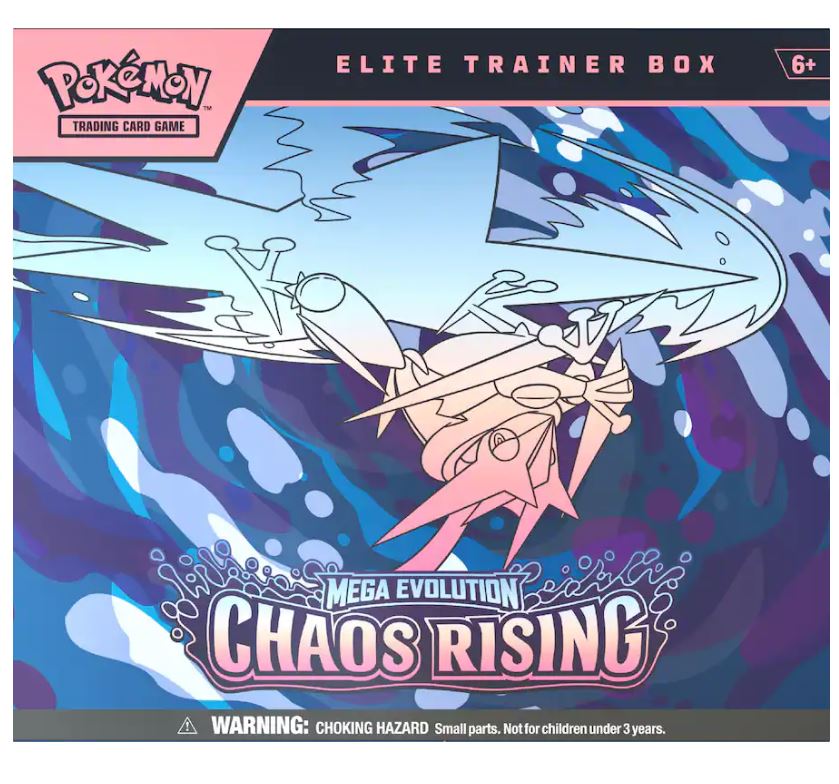 Pokmon TCG: Mega Evolution # 4-Chaos Rising Elite Trainer Box (Pre-Or JB's Sports Cards Pokmon TCG: Mega Evolution # 4-Chaos Rising Elite Trainer Box (Pre-Or JB's Sports Cards