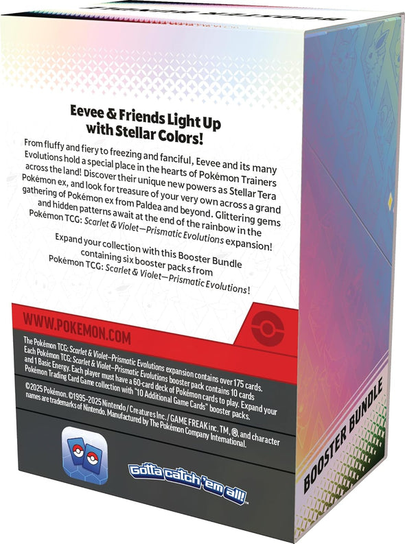 Pokemon Prismatic Evolutions Booster Bundle Box
