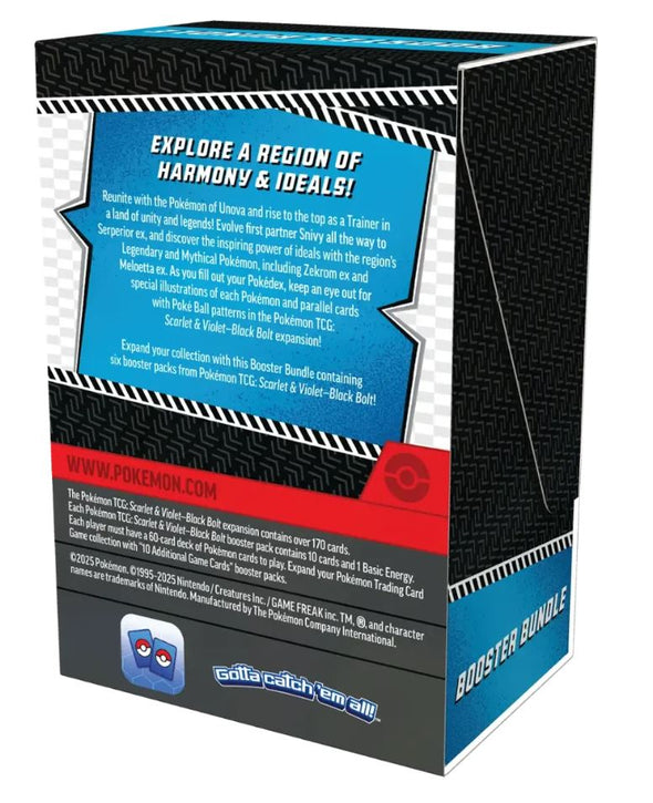 Pokemon Scarlet & Violet Black Bolt Booster Bundle Box