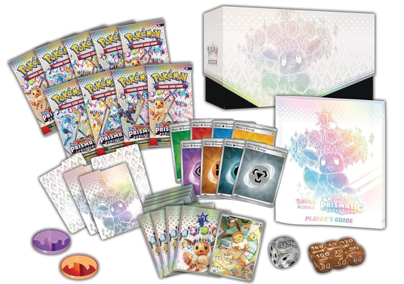 Pokemon Scarlet & Violet Prismatic Evolutions Elite Trainer Box