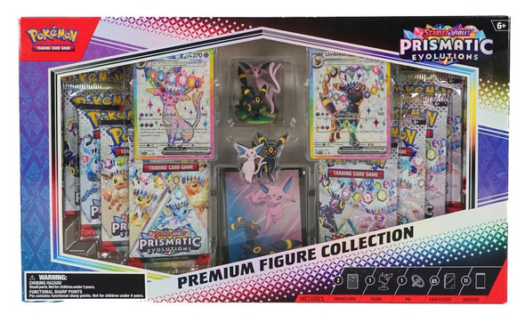 Pokémon Scarlet & Violet Prismatic Evolutions Premium Figure Collection Box