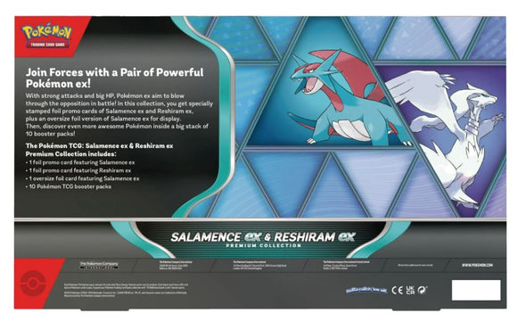 Pokemon TCG: Salamence ex & Reshiram ex Premium Collection Box