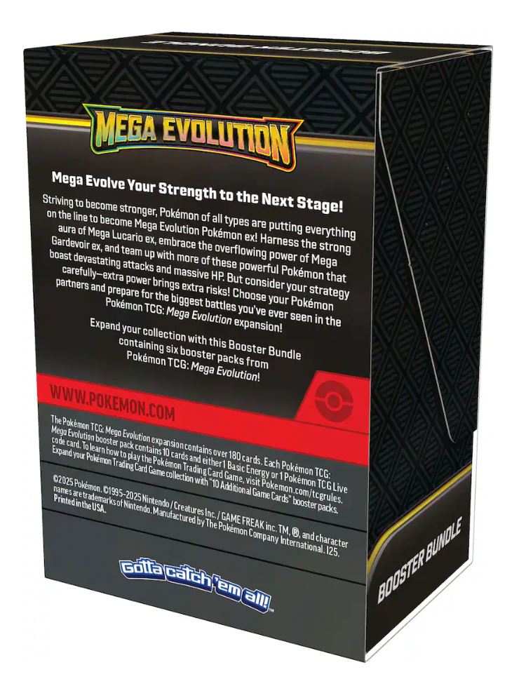 Pokemon Mega Evolution Booster Bundle Box JB's Sports Cards Pokemon Mega Evolution Booster Bundle Box JB's Sports Cards