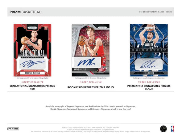 2024-25 Panini Prizm Basketball Hobby Box (Pre-Order)