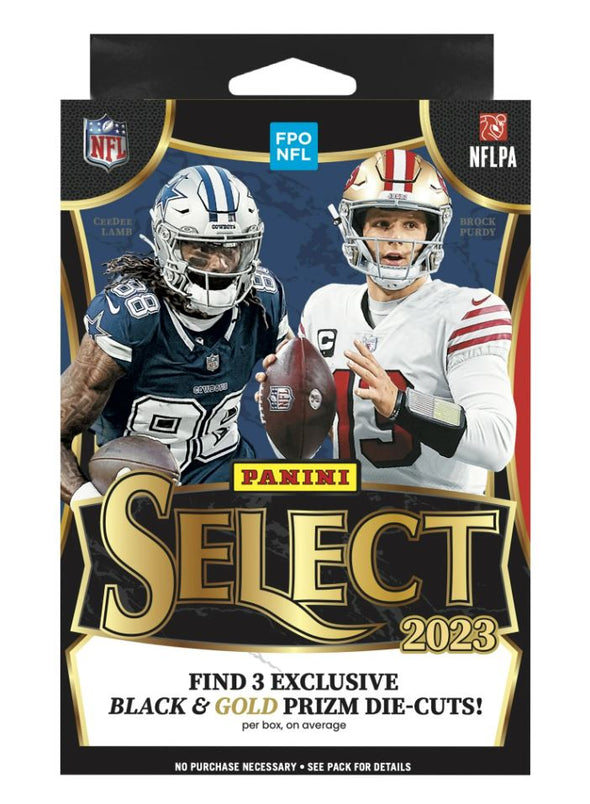 2023 Panini Select Football Hanger Box (Black & Gold Prizm's) (Pre-Order)