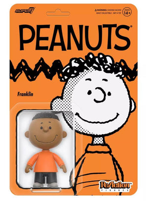Super7 ReAction Peanuts Wave 7 Franklin Collectible Figure