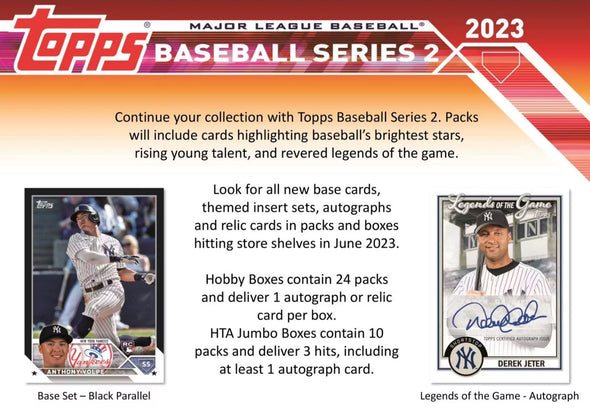 2023 Topps Series 2 Baseball Jumbo Box