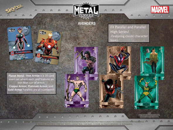 Marvel Metal Universe Avengers Trading Cards Hobby Box (Upper Deck 2024)