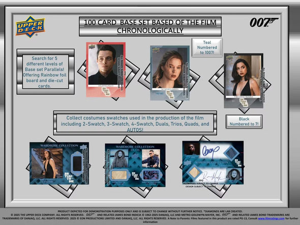 2025 Upper Deck James Bond No Time To Die Hobby Box
