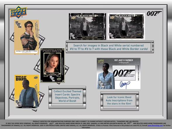 2025 Upper Deck James Bond No Time To Die Hobby Box