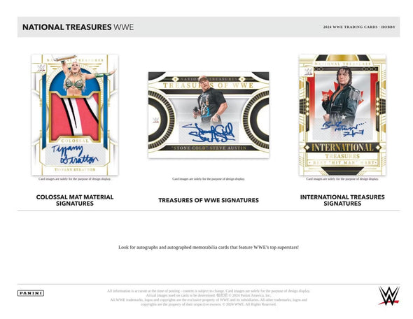 2024 Panini National Treasures WWE Wrestling Hobby Box