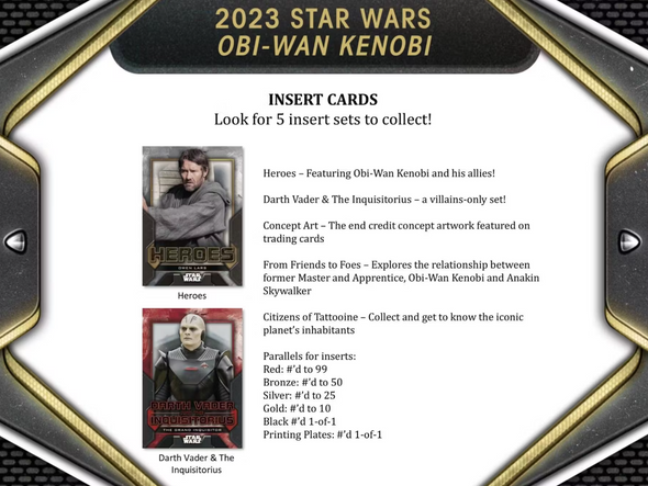 Topps 2023-Star Wars Obi-Wan Kenobi Blaster Box