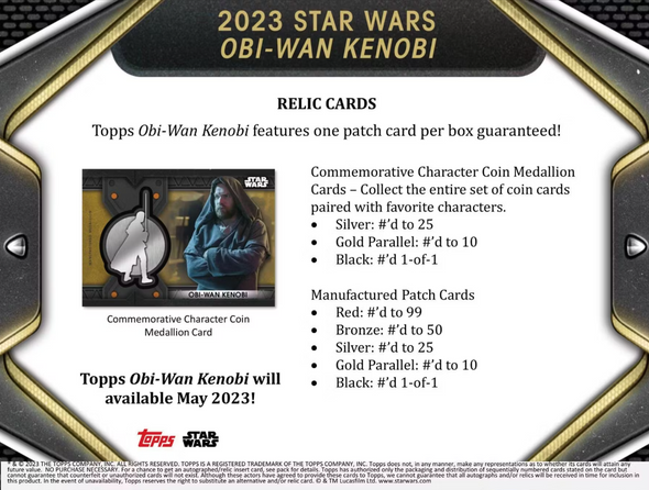 Topps 2023-Star Wars Obi-Wan Kenobi Blaster Box