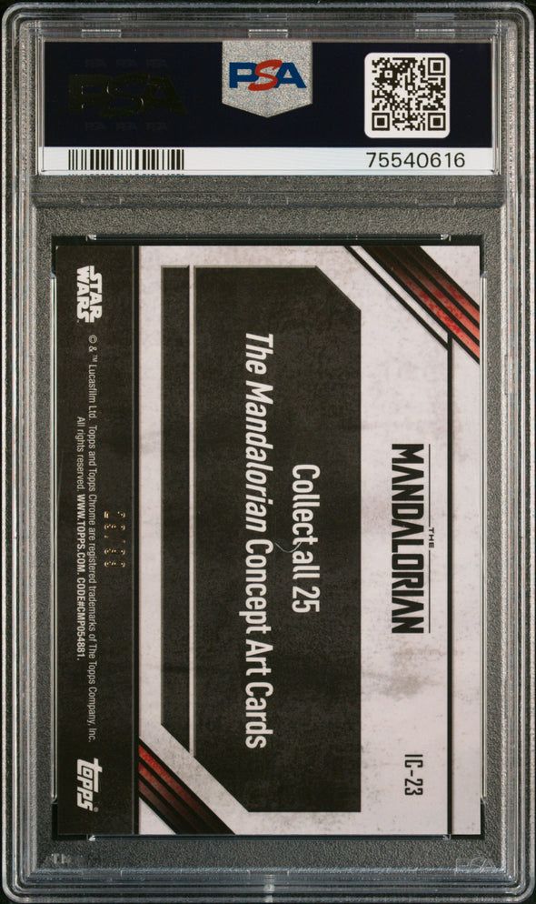 2022 Topps Chrome Star Wars Imp. Troop Transport Card # IC-23 PSA 9