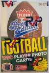 1990 Fleer Premiere Edition Football RVP Authenticated & Sealed Wax Box