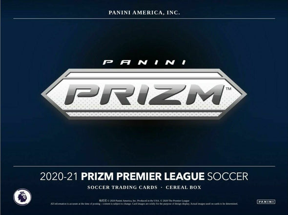 2020-21 Panini Prizm Premier League Soccer Factory Sealed Cereal Box