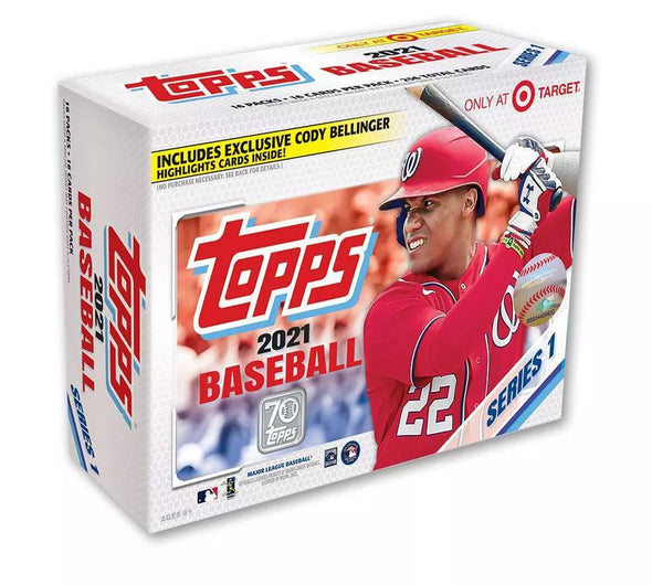 2021 Topps Series 1 Baseball Factory Sealed Monster Box (Target Version)