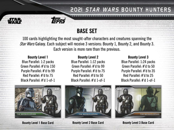2021 Topps Star Wars Bounty Hunters Hobby Box