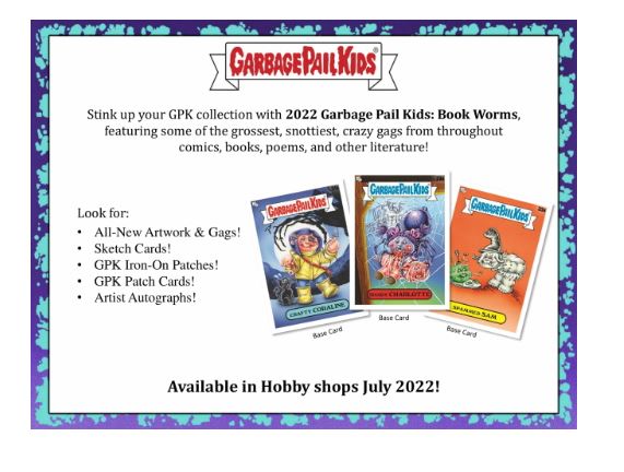 2022 Topps Garbage Pail Kids: Book Of Worms Collector's Edition Box