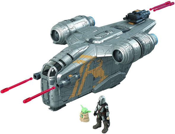 Star Wars Mission Fleet The Mandalorian The Child Razor Crest Outer Rim Run Deluxe Vehicle with 2.5-Inch-Scale Figure
