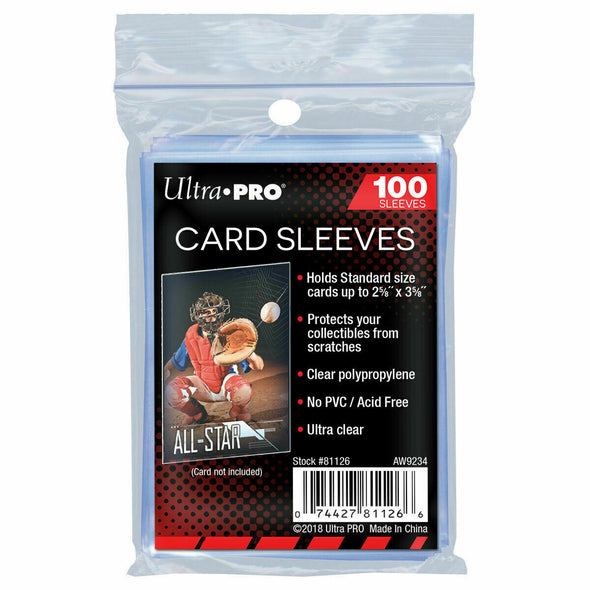 Ultra Pro Card Sleeves (35pt) Factory Sealed Pack of 100 Sleeves
