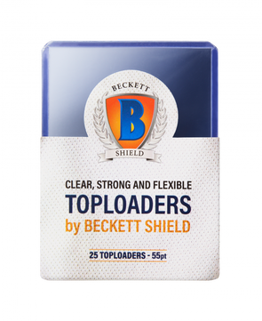 Beckett Shield 55pt Toploaders (25 Count) Pack