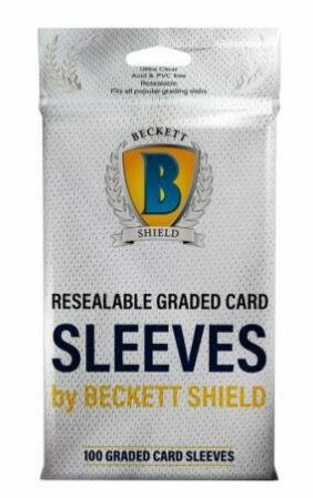 Beckett Shield Graded Card Sleeves (100 count Pack)