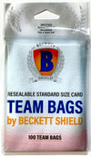 BECKETT SHIELD - RESEALABLE TEAM BAGS - Ultra Clear - Pack of 100