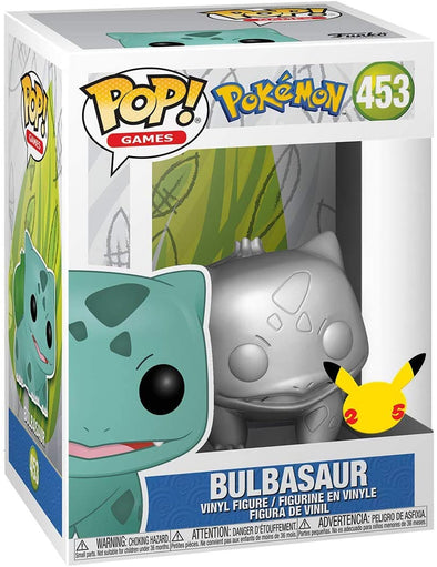 Funko Pop! Games-Pokemon: Bulbasaur # 453 25th (Includes Box Protective Case)