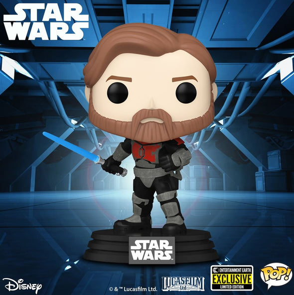 Funko Pop!-Star Wars: The Clone Wars-OBI-Wan Kenobi #599-(EE Exclusive)