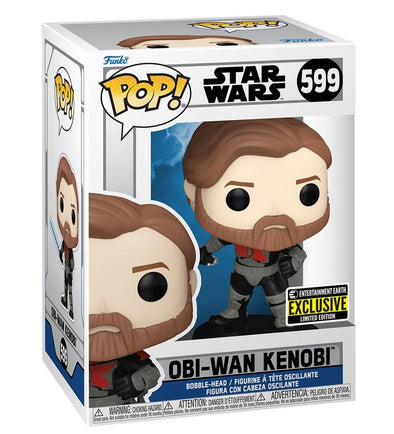 Funko Pop!-Star Wars: The Clone Wars-OBI-Wan Kenobi #599-(EE Exclusive)