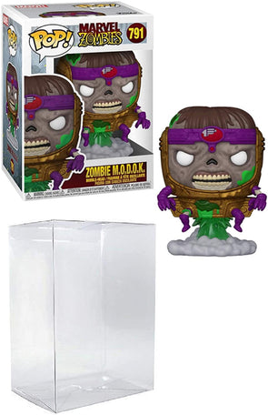 Funko Pop! Marvel Zombies: Zombie M.O.D.O.K. # 791 (Includes Pop Protector Case)