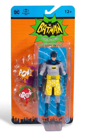 Retro Batman 66 6" Action Figure - Batman Swim Shorts