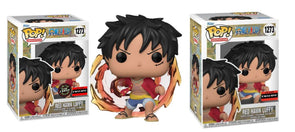 Funko POP!-One Piece-Red Hawk Luffy Bundle #1273 (AAA Anime Exclusive)