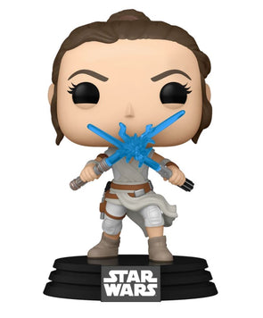 Funko Pop! Star Wars: Rey Two Lightsabers # 434 (Includes Box Protective Case)