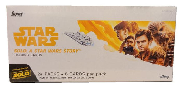 2018 Topps Star Wars Solo: A Star Wars Story Retail Box