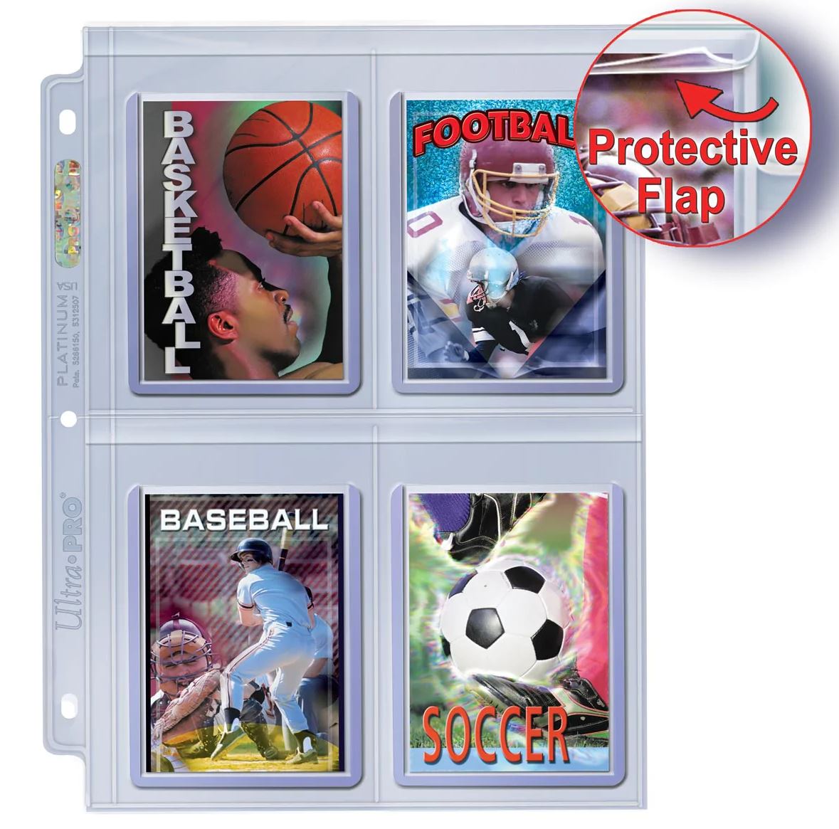Ultra Pro - Premium Clear 100ct. Card Sleeves to Protect Sports Cards,  Baseball / Football Cards, and Collectible Cards, Standard Size